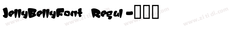JellyBellyFont Regul字体转换